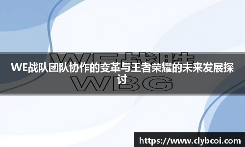 WE战队团队协作的变革与王者荣耀的未来发展探讨