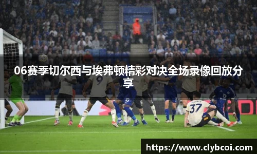 06赛季切尔西与埃弗顿精彩对决全场录像回放分享